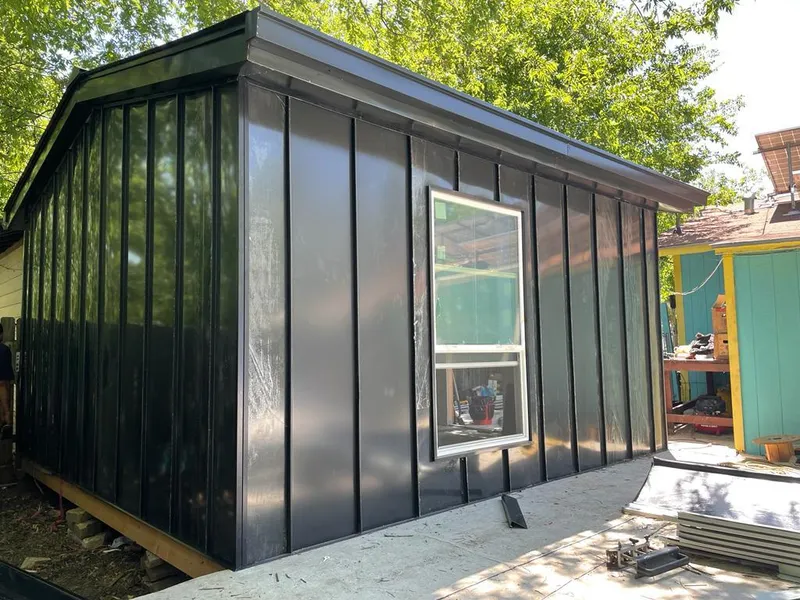 Black standing seam metal wall panels for Roof Inspection in Upper Providence